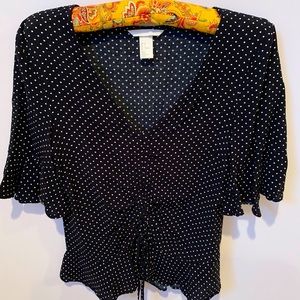 Polka dot blouse
